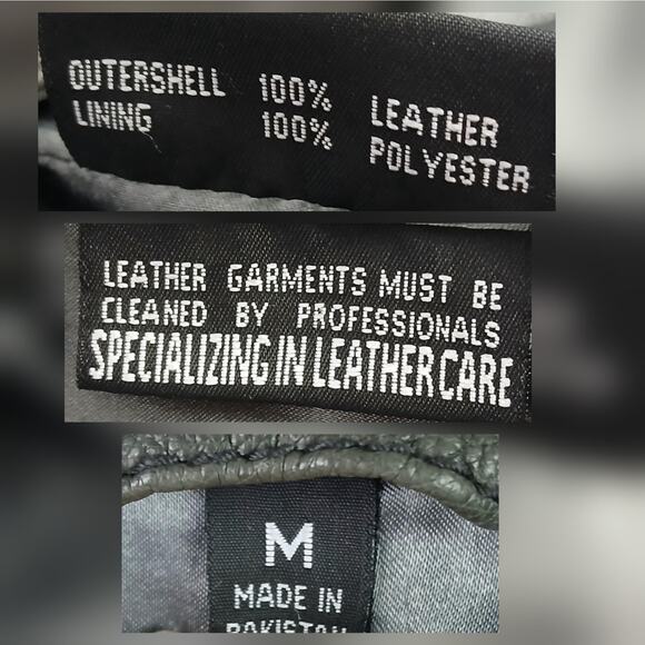 Whetblue SZ M Buttery Soft Lambskin Leather Moto Jacket Gray Silver Hardware - Picture 7 of 7